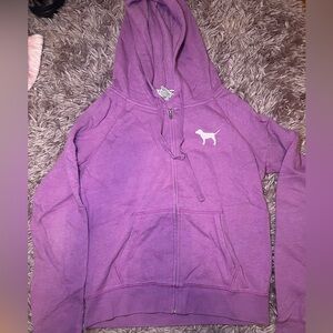 Victoria Secret PINK zip up sweater size medium